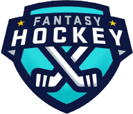 fantasy hockey logo with two sticks and two stars